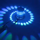 Светодиодный RGB спиральный с отверстиями настенный светильник эффект настенный светильник с пультом дистанционного управления красочный Wandlamp для вечерние бара лобби KTV украшение дома