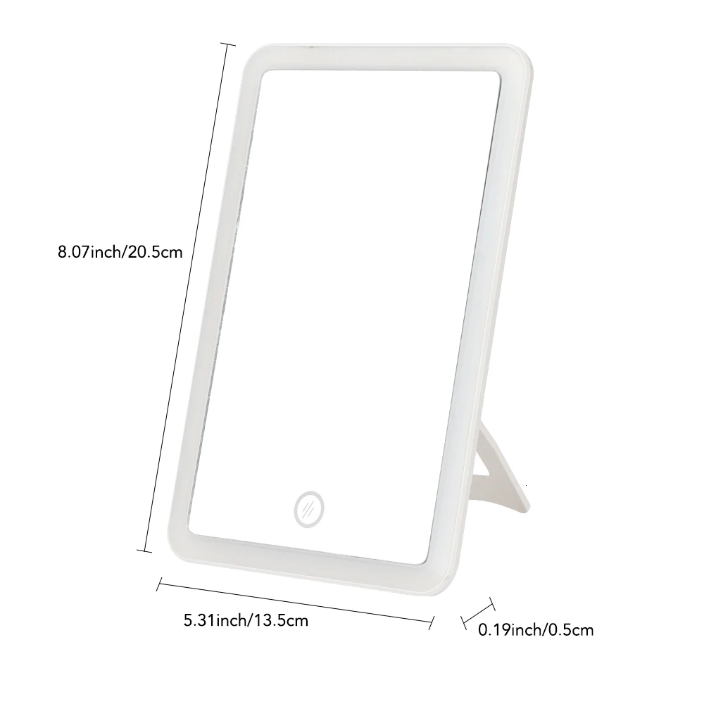 Led туалетный столик с сенсорным экраном косметическое зеркало для макияжа