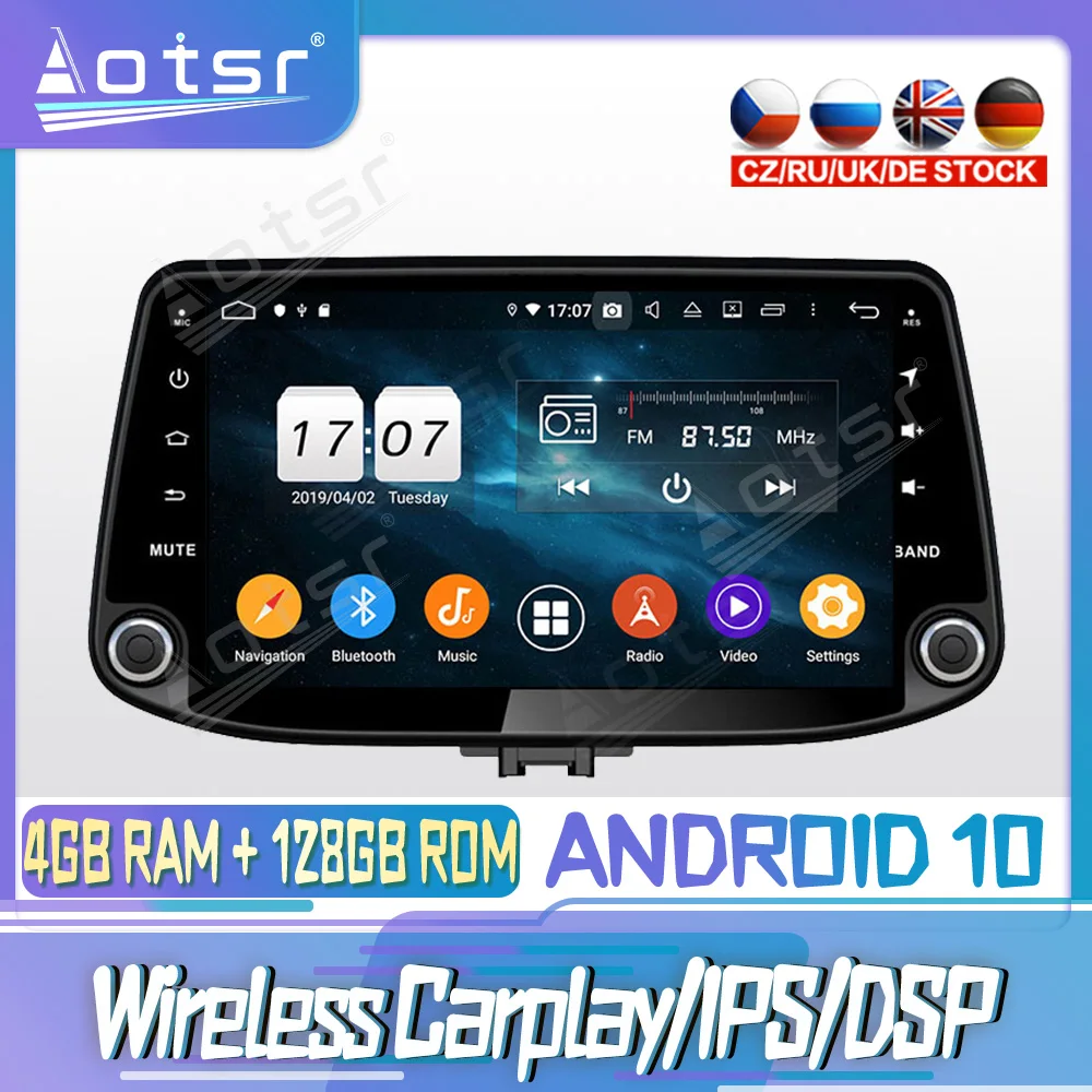 

Автомагнитола 2DIN, Android 10, PX6, 128G, для автомобиля Hyundai I30, 2017, 2018, CD, DVD, GPS-навигация, стерео, видео, мультимедийный плеер