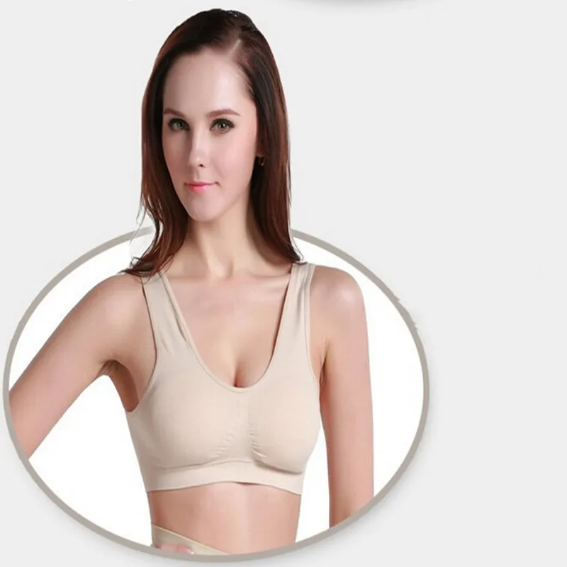 Hot sale 2017 ahh body shapers seamless women sporter bra push up breast round shaper genie bra free shipping