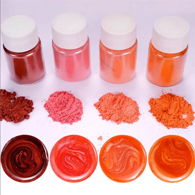 Перламутровые пигменты Aurora Resin Mica 21 цвет создание ювелирных изделий | Украшения и