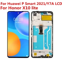 for huawei p smart 2021 lcd ppa lx2 lx3 y7a display screen touch digitizer assembly parts for honor 10x lite display
