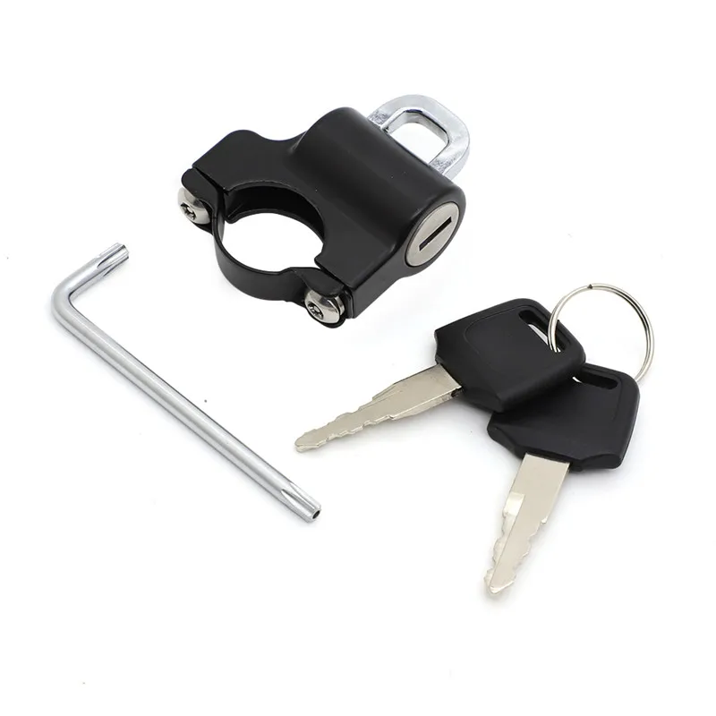 

Anti-theft Helmet Lock Security Portable7/8''22mm fit Honda Yamaha Bicycle lock Motorcycle Handlebar Lock motorcycle accessories