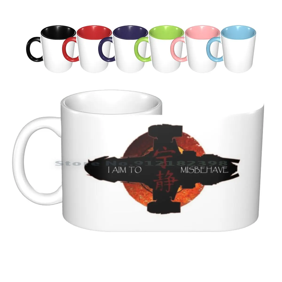 

I Aim To Misbehave Ceramic Mugs Coffee Cups Milk Tea Mug I Aim To Misbehave Firefly Shiny Serenity Mal Reynolds Mal Joss Whedon
