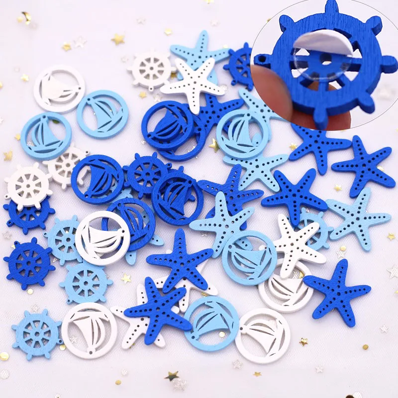 

Смешанные Мультяшные деревянные серии с клейкими наклейками, поделки, детские подарки, сделай сам, вечерние ринки, фестиваля, интерьера, сва...