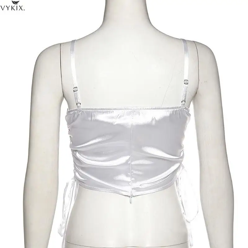 Сексуальный укороченный топ женский сексуальный бюстье черный с ремешком