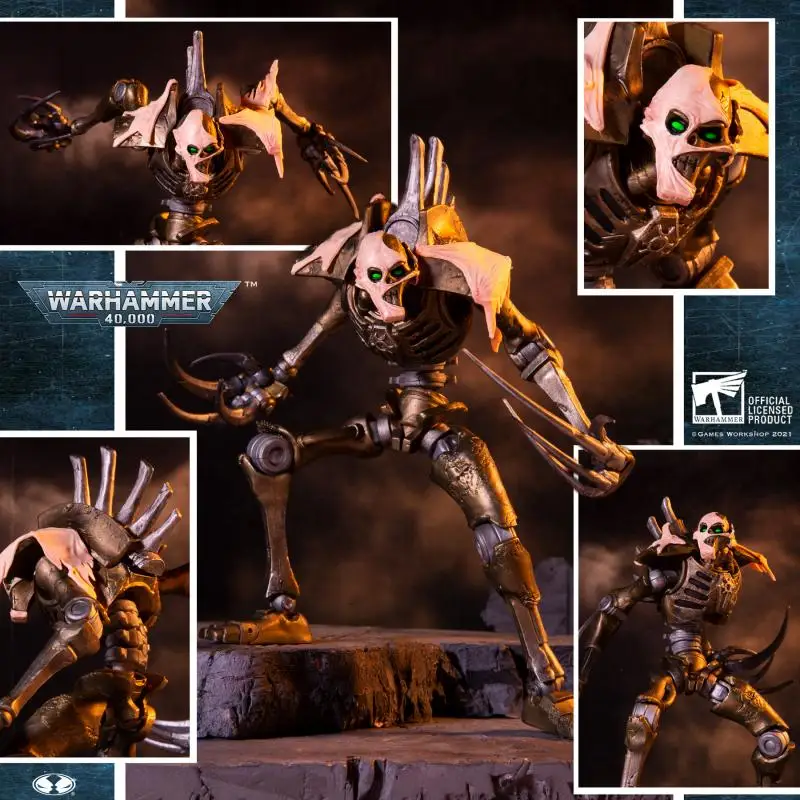 Оригинальный аниме экшн-фигурка Mcfarlane 40K 7 дюймов Necron flai игрушка для детей подарок