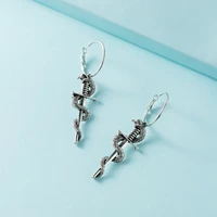 lost lady new fashion trend skull snake earrings womens same model birthday gift alloy jewelry wholesale direct sales