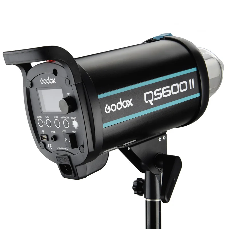 Godox QS600 II QS600II 600Ws GN76 Professional Studio Strobe with Built-in 2.4G Wireless X System add X1T Transmitter | Электроника