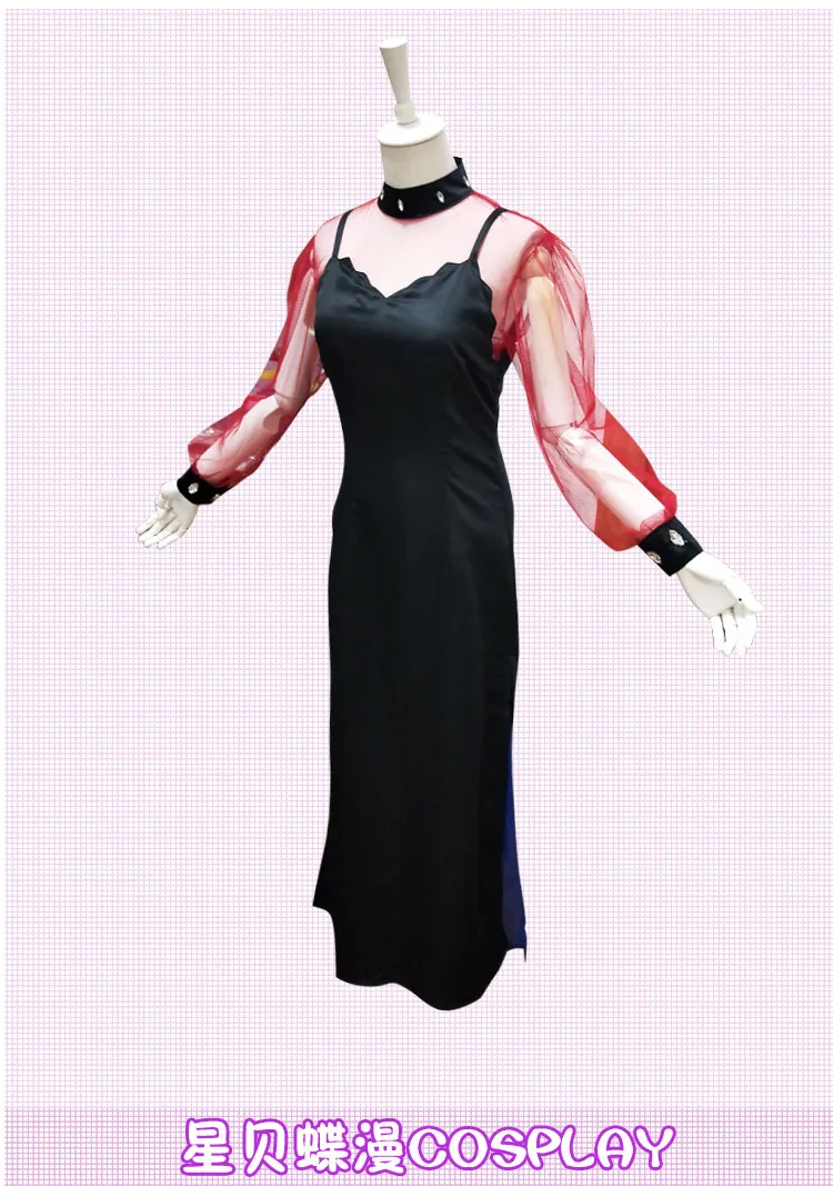 

New Arrival Hot Anime Sailor Moon Chibiusa Cosplay Costumes Black Sling Dress Party Role Play Prop Clothing Custom-Make Any Size