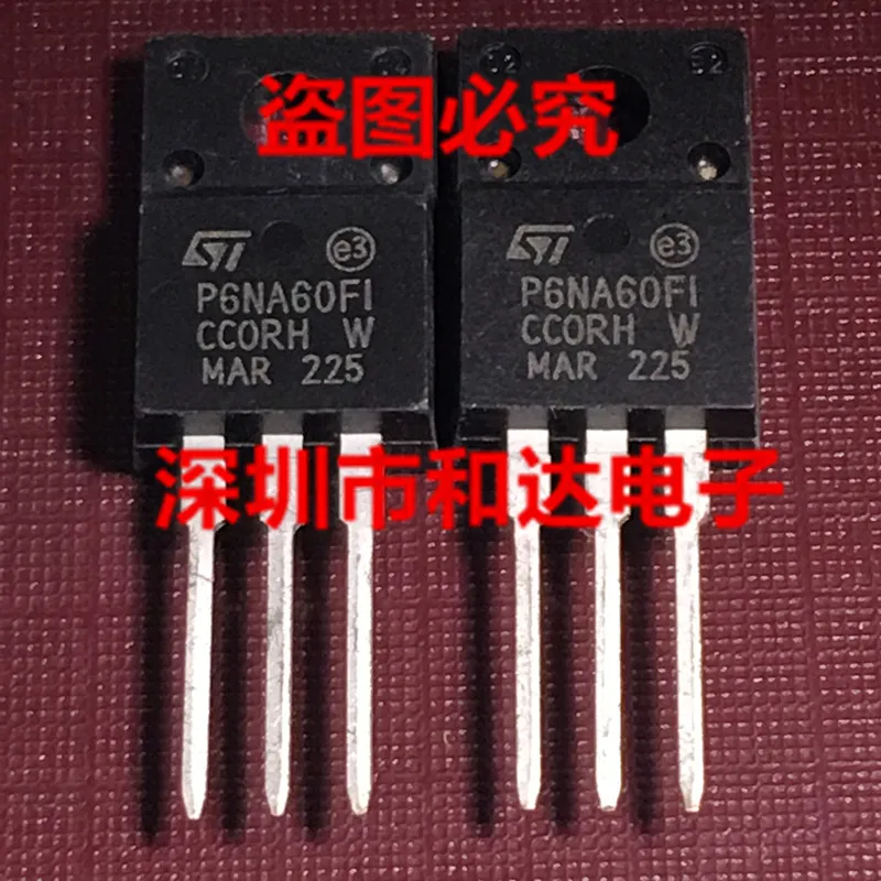 

5 шт. P6NA60FI STP6NA60FI TO-220F 600V