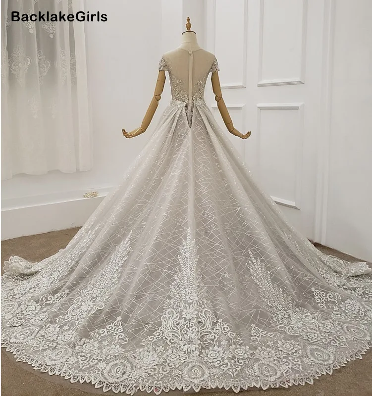 Заводская цена 100% Реальный образец фото кружевное богемное свадебное платье со