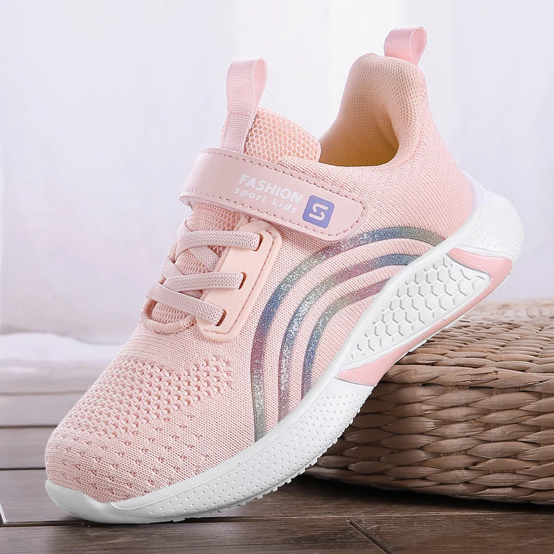

SKHEK Spring Autumn Children Fashion Kids Sneakers Girl Boy Shoes Breathable Casual Pattern Lightweight Outdoor Sports Shoes