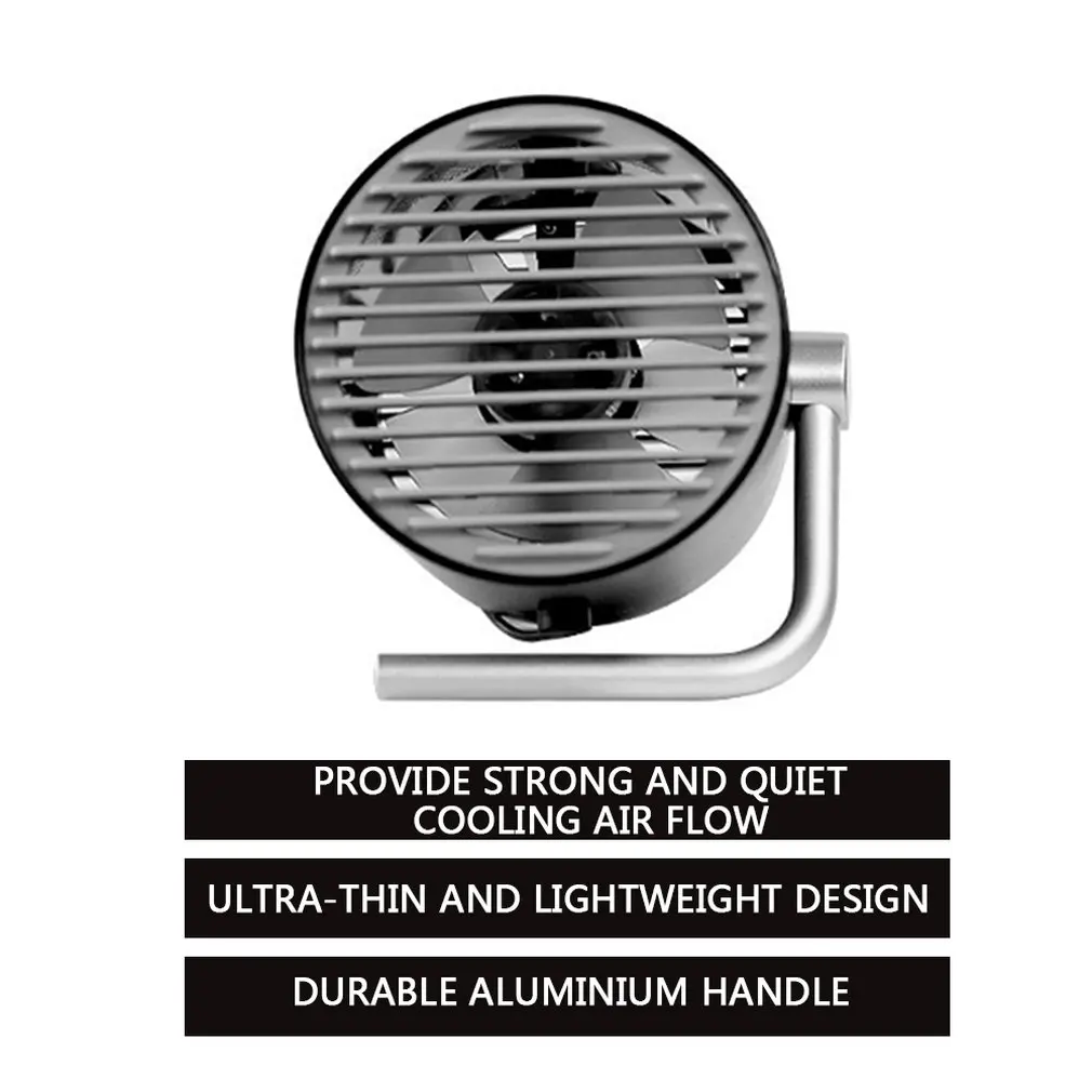 Small Personal USB Fan Portable Mini Table Desk with Twin Turbo Blades Whisper Quiet For Home Office Outdoor Travel | Бытовая техника
