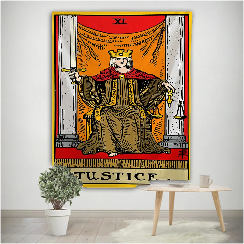 Таро волшебство гобелен настенное украшение для дома в стиле бохо декоративный