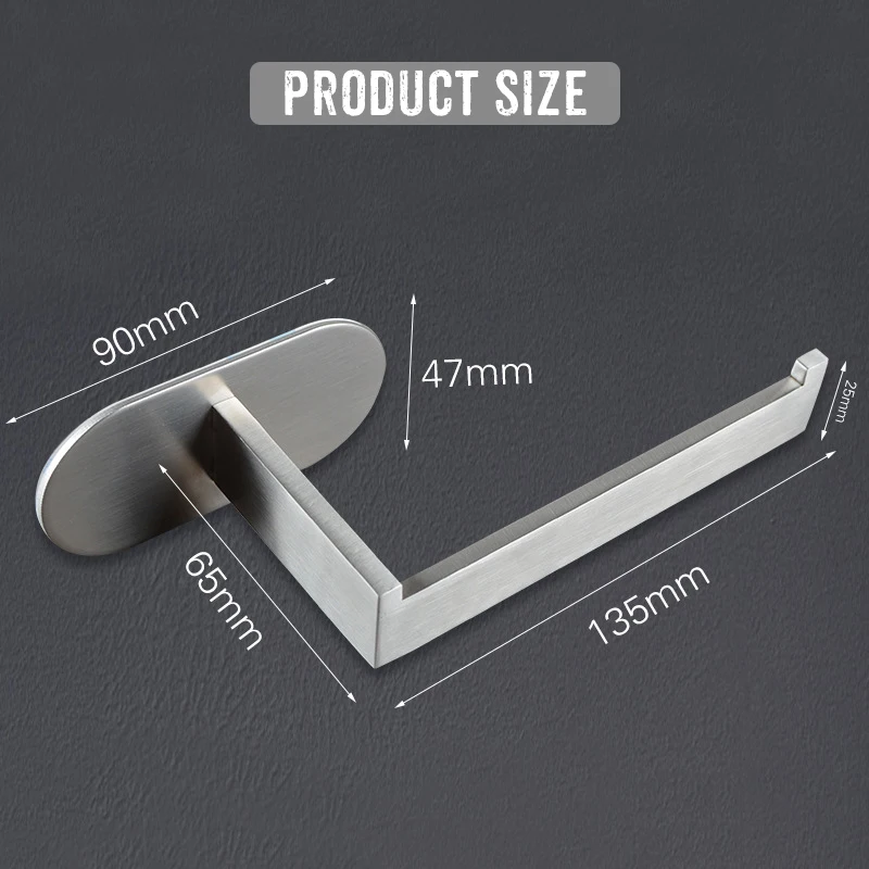 Настенная самоклеящаяся вешалка для полотенец из нержавеющей стали|Держатели