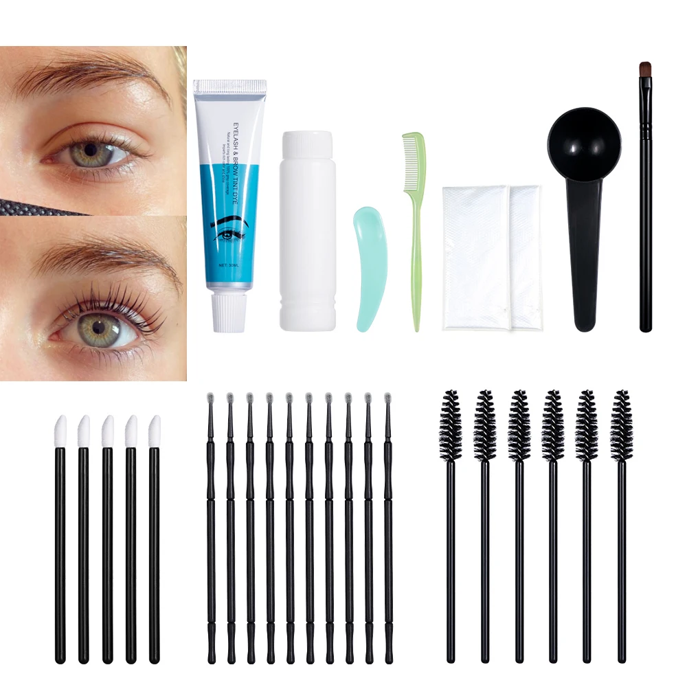 Инструменты для натурального макияжа глаз набор оттенков