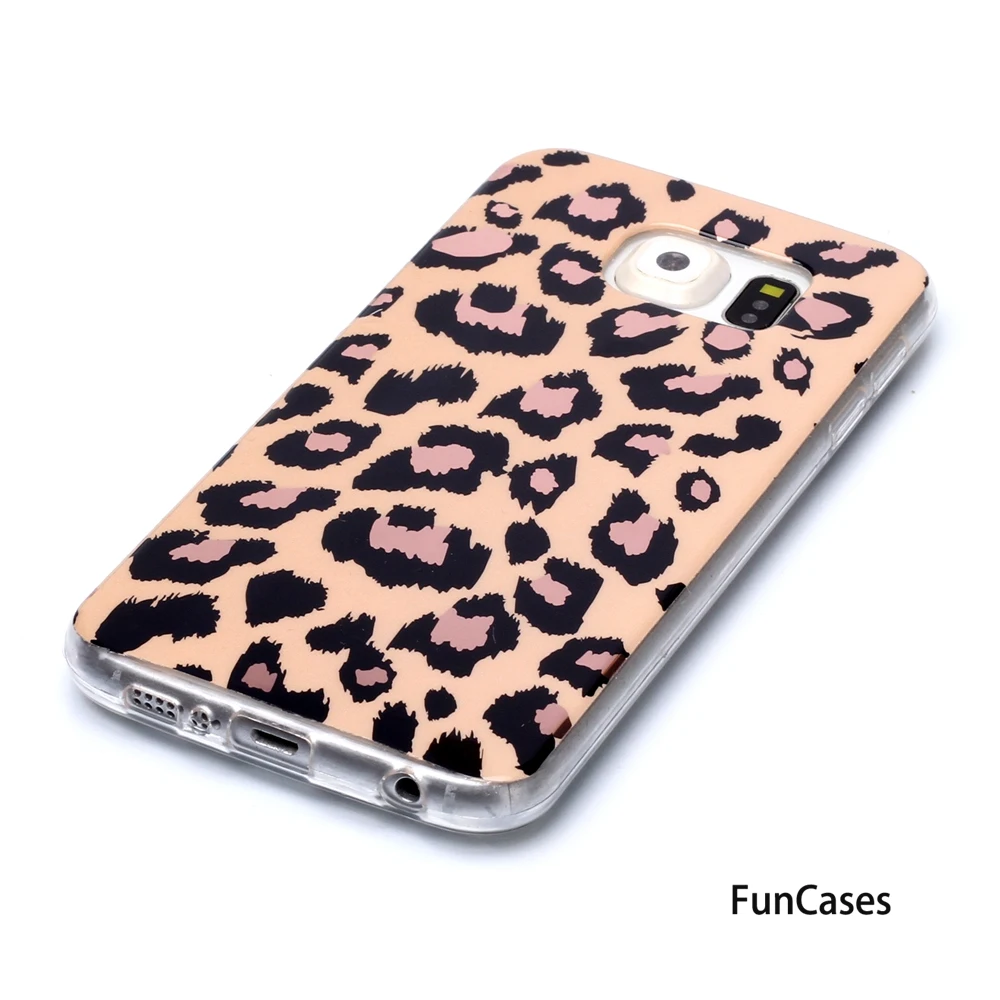 Чехлы для Samsung S6 Edge мягкие силиконовые чехлы цвета розового золота Galaxy ajax Etui samsug |