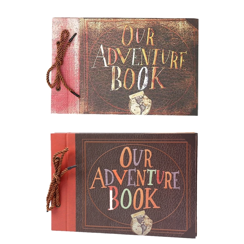 

L21D DIY Handmade Photo Album Decor Anniversary Wedding Feast Adventure Books for Traveling Office Home School Business