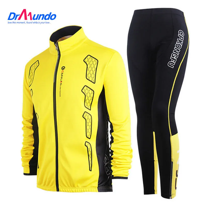 Мужская велосипедная трикотажная Зимняя Теплая Флисовая ветрозащитная