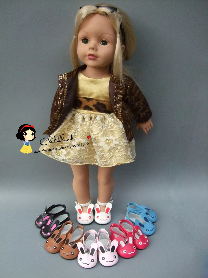 Игрушка для девочки подарок 18 дюймов 45 см кукла 7 кукольная обувь кожаная мини