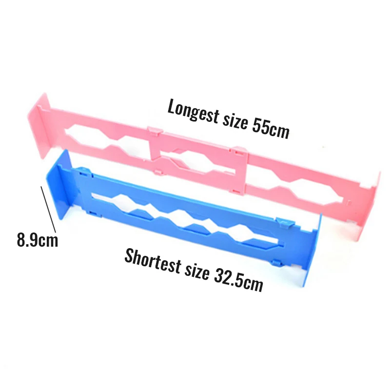 1 шт. многоцелевой Пластик регулируемые разделители для ящиков Организатор