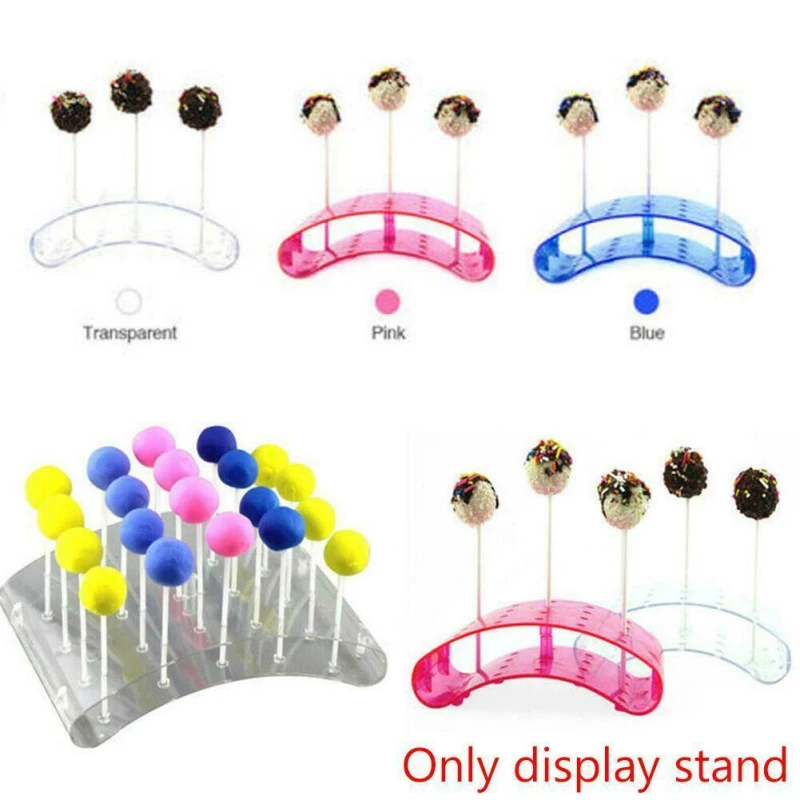 

20 Holes Cake Pop Lollipop Holder With Shelf DIY Baking Tools Display Holder Lollipop Stick DIY Bakeware Cake Kitchen Gadgets