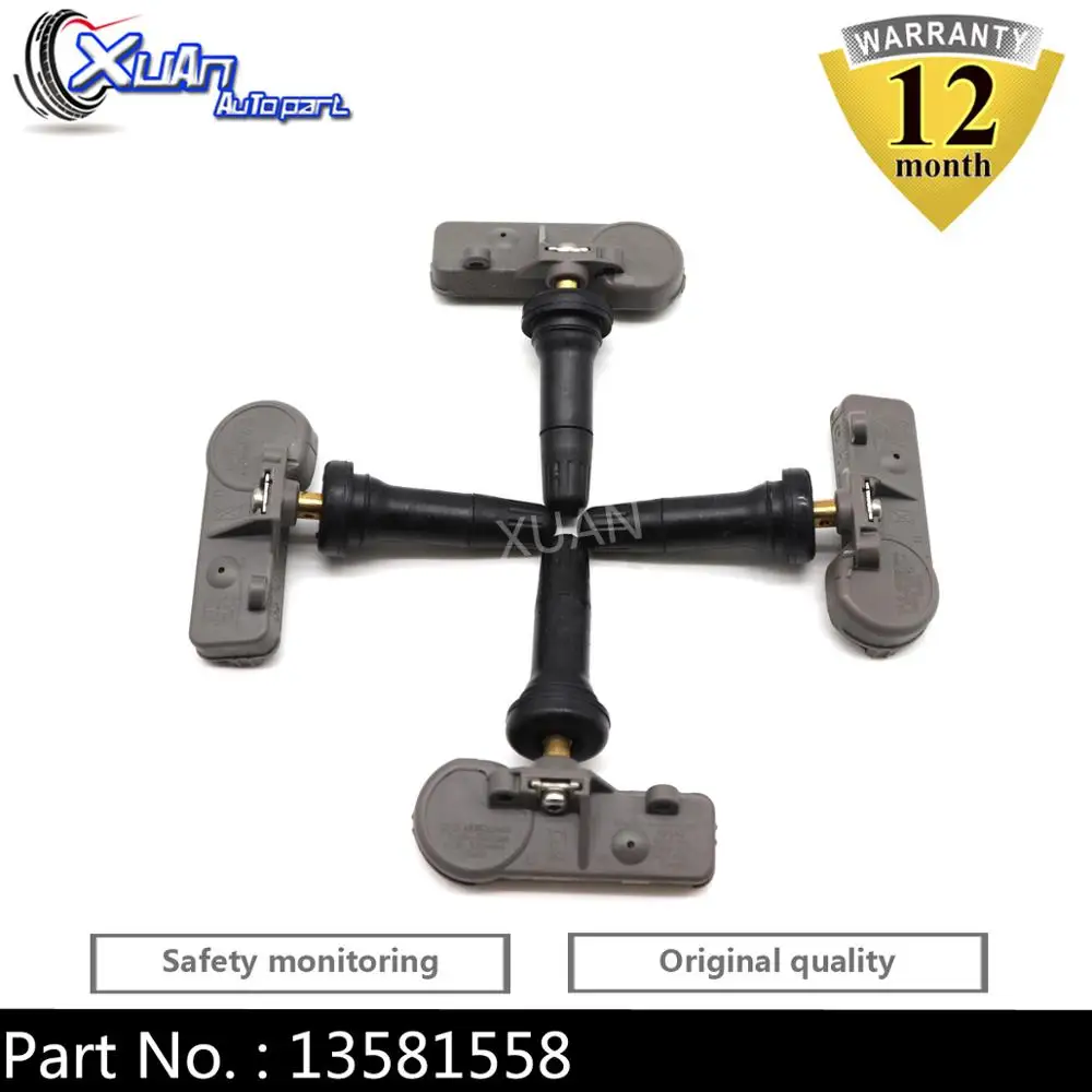 XUAN TPMS датчик давления в шинах 13581558 для Chevrolet Corvette Equinox Express Silverado Suburban 1500 2500 3500