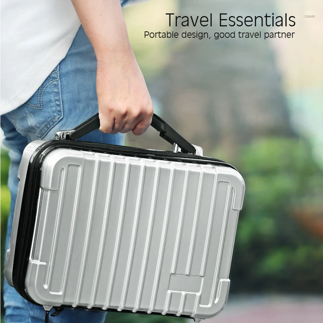 

Storage Pack Suitcase Portable Storage Case For DJI MAVIC AIR 2 Drone Accessories 2020 New Arrival - Black / Silver