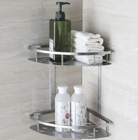 stainless steel bathroom corner shelf shower shampoo soap shelves bathroom accessories storage organizer rack holder