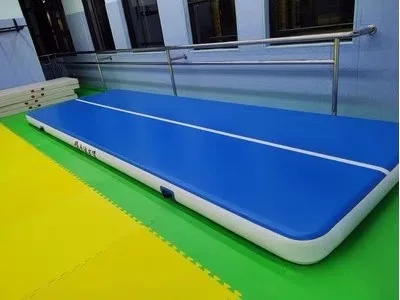 Дешево 8 м надувной тхэквондо сальто с воздушной подушкой; Трек FloorTraining вырвать практика проктион Airtrack Паркур йога коврик для фитнеса