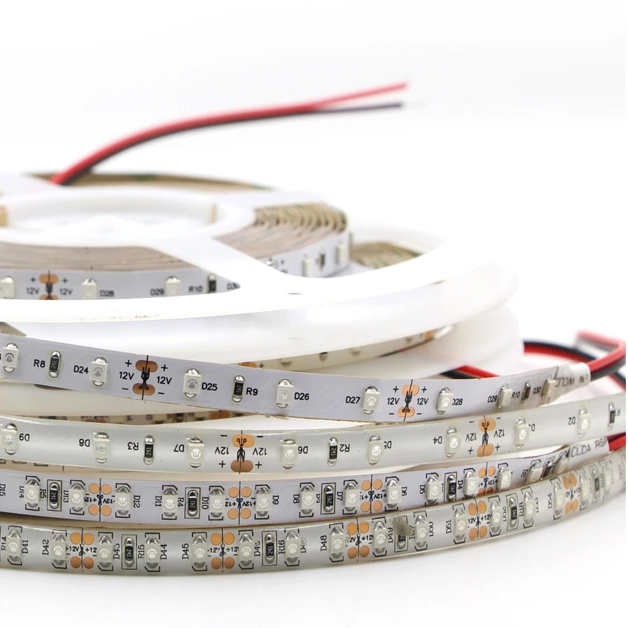 Лента светодиодная SMD 3528 УФ/Led 12 в пост. Тока 50 см 1 м 2 3 4 5 60 л|Светодиодные ленты| |