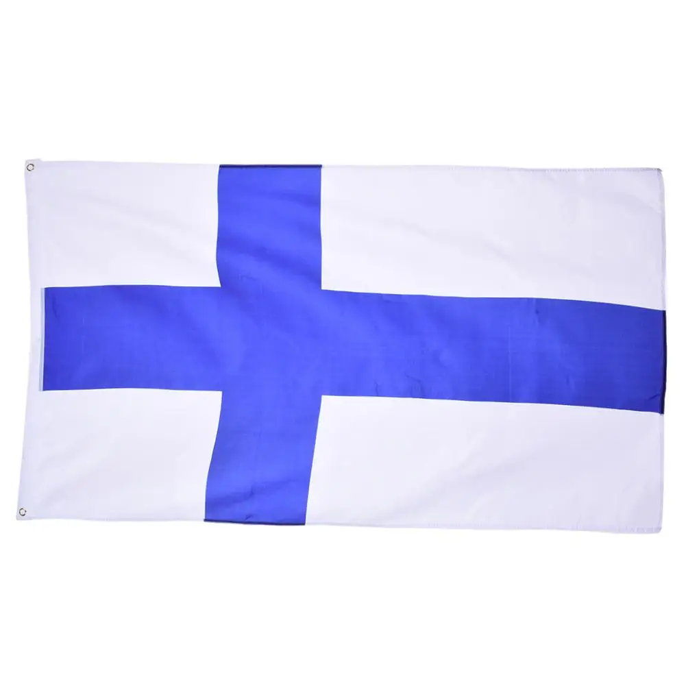 1 шт. 90x150 см Suomen Kansanvaltainen Tasavalta флаг Финляндии Siniristilippu, подарки на день рождения из полиэфирных тканей