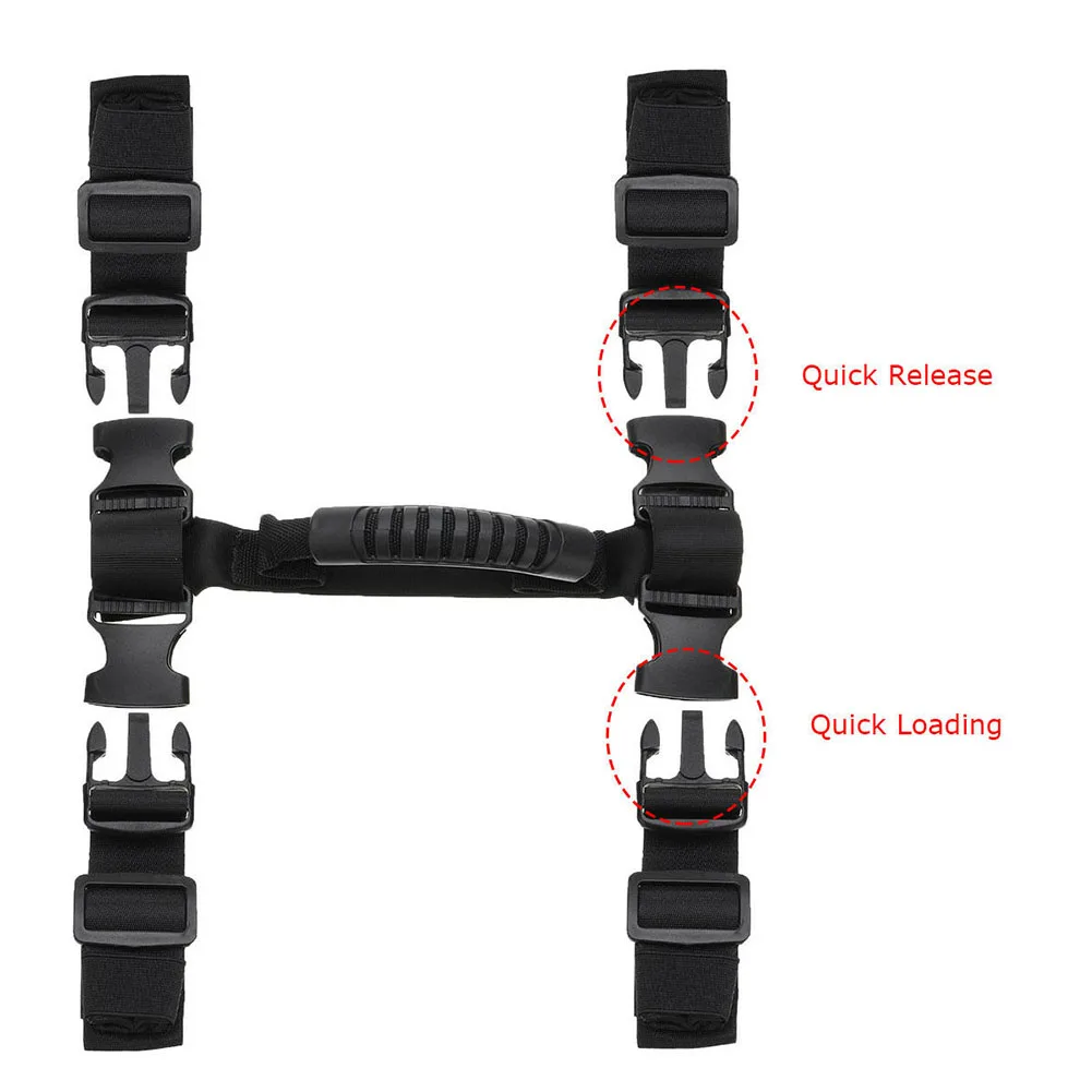 

Universal Replacement Motorcycle Accessories Non Slip Durable Carry Spared Multifunction Side Box Handle Detachable Buckle