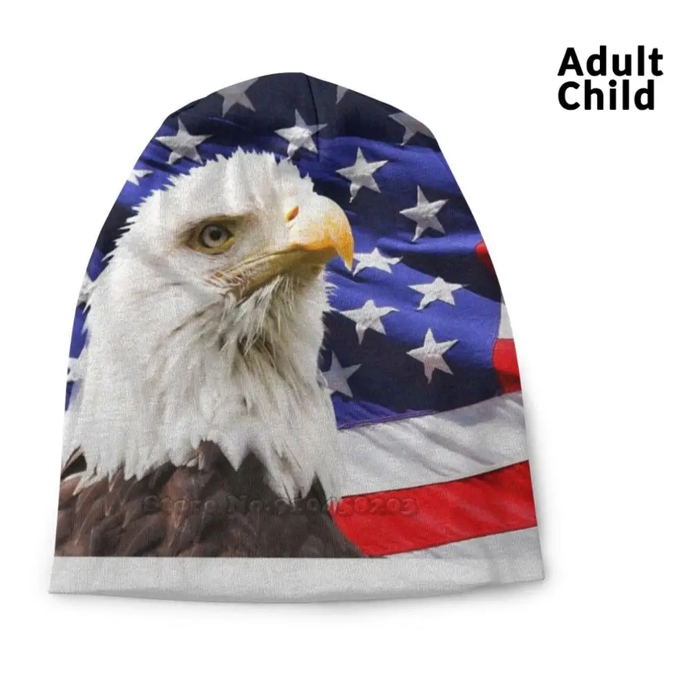 

США Орел флаг, Бесплатная Америка хип-хоп шапка бини шапка Повседневное ткань из полиэфирного волокна Кепки США американский Орел американ...
