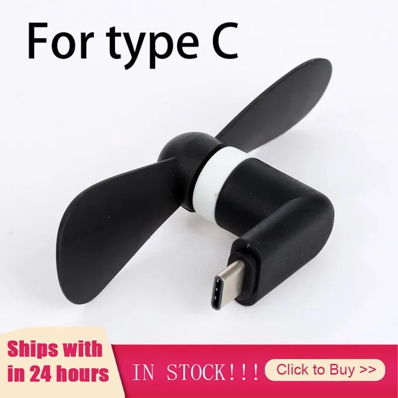 Type C Port Mini Electric Phone Fan USB 3.1 Portable Micro Cooling Fan Mute Low Consumption For Smartphones Accessory Set Hot
