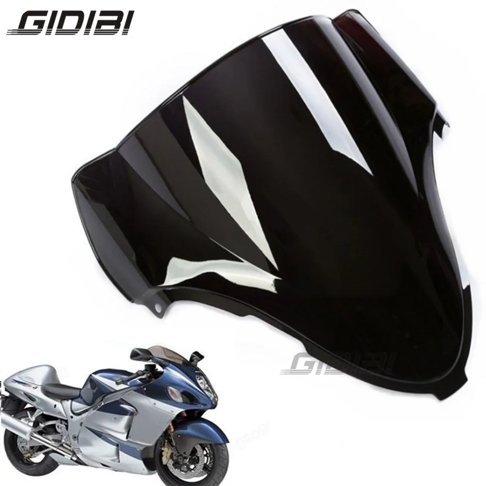 Ветровое стекло с двойными пузырьками для Suzuki Hayabusa GSXR1300R GSXR 1300R 1996 2007 ветровое
