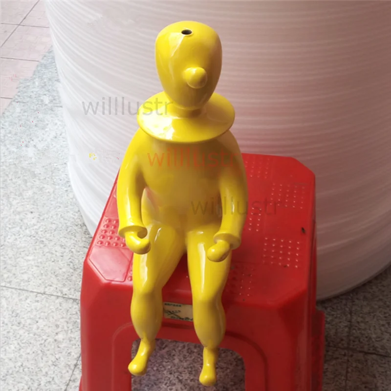 Черно-белая смоляная настольная лампа клоуна современный Хайме настольный