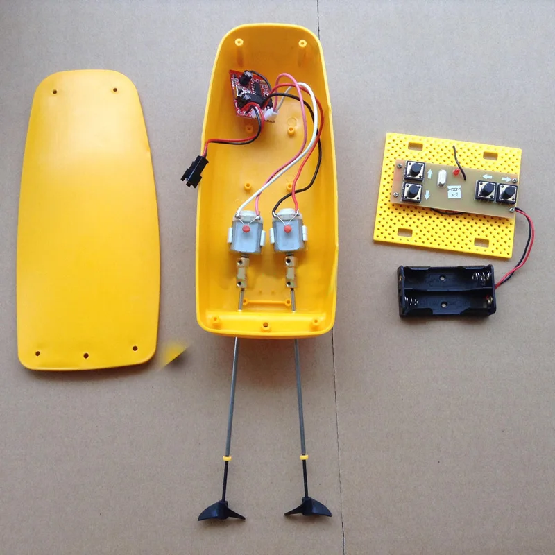 1 комплект DIY электрические лодки 2 4 г 100 м пульт дистанционного управления корпус