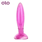 Анальная пробка OLO Jelly, Анальная пробка, фаллоимитатор для начинающих, массажер простаты, мастурбация, секс-игрушки для мужчин, женщин, мужчин