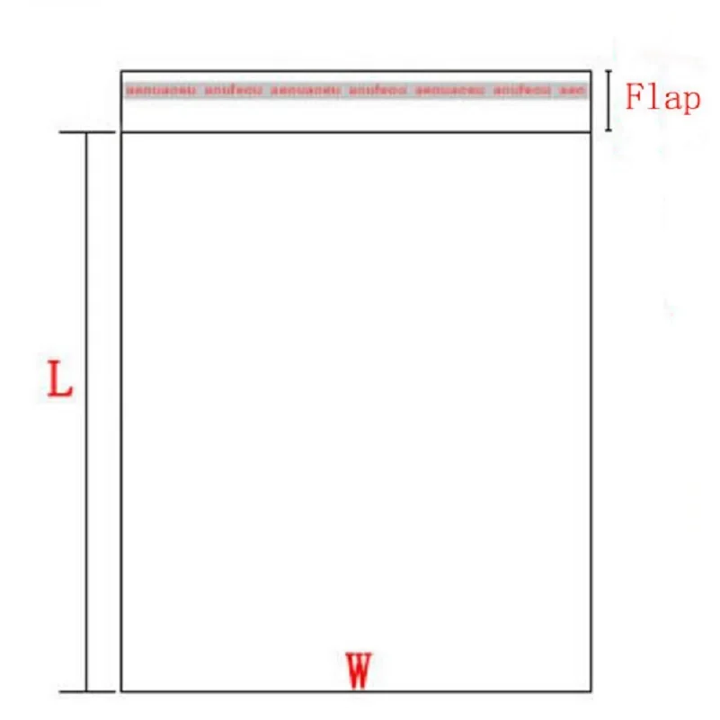 

200 Pcs 10 x 16 cm Promotion Price Transparent Cello Bag 3.94" x 6.3" Clear Resealable Cello Plastic Envelope Small Gift Bags