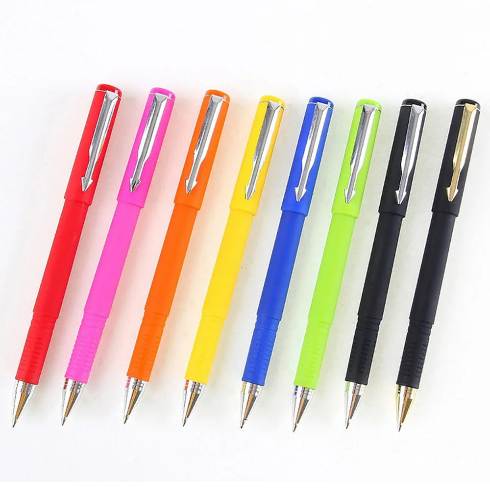

(10 Units/Pack) Plastic Soft Touch Rollerball Pen Plastic Roller Pen PP001