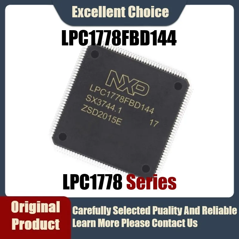 

Original Authentic LPC1778FBD144 Package LQFP-144 Single Chip Microcomputer MCU Microcontroller ARM Chip LPC1778FBD LPC1778