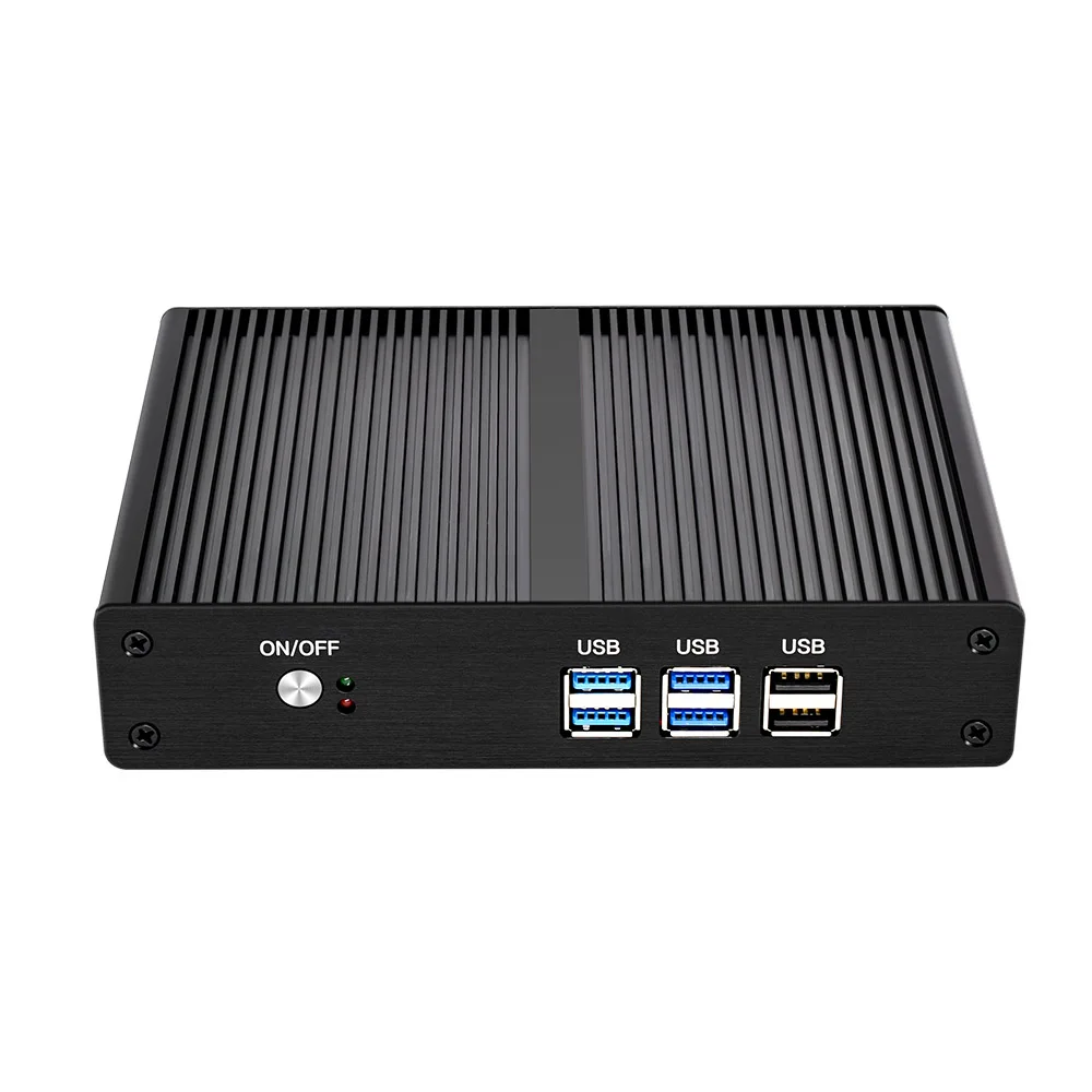 Мини-ПК Topton без вентилятора двухдиапазонный Wi-Fi Gigabit Ethernet VGA HDMI дисплей Intel Core i5 8265U
