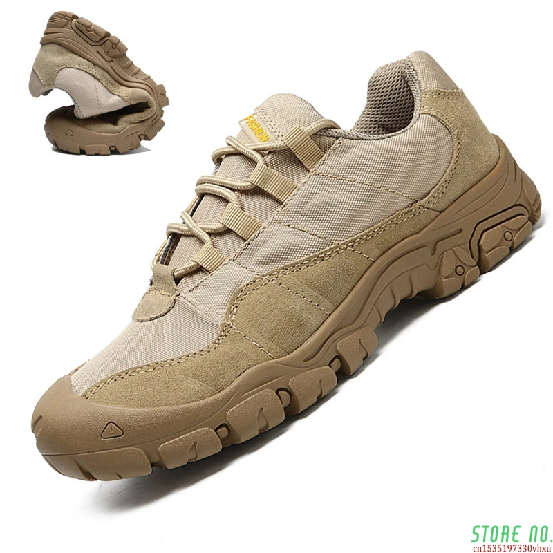 

Outdoor Men Hiking Shoes Anti-skid Climbing Sneakers Climbing Waterproof Sport Trekking Mountain Field Camping Shoes Size39-46