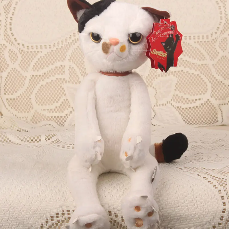 Мягкие игрушки в виде кошек 1 шт. 40/60 см плюшевые японский котенок с царапинами