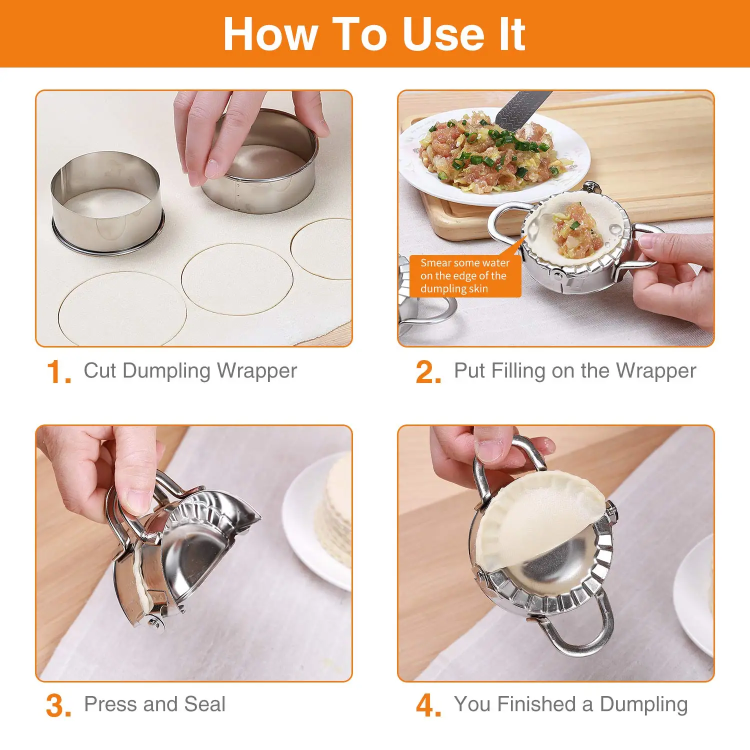 

Knife Set Steel Packaging Accessories For Kitchen Machine And Dumpling Mould