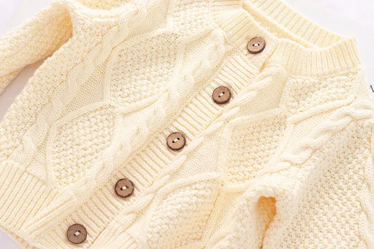 

Spring/Autumn Boys Girls Jackets Baby Knitted Cardigan Sweater Jackets Newborn Jackets Cotton Clothes