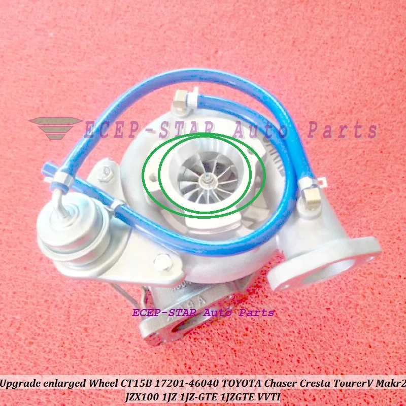Обновление расширенного WH CT15B 17201 46040 Турбокомпрессор 《 TOYOTA Chaser Cresta Tourer V Makr 2 JZX100 1JZ