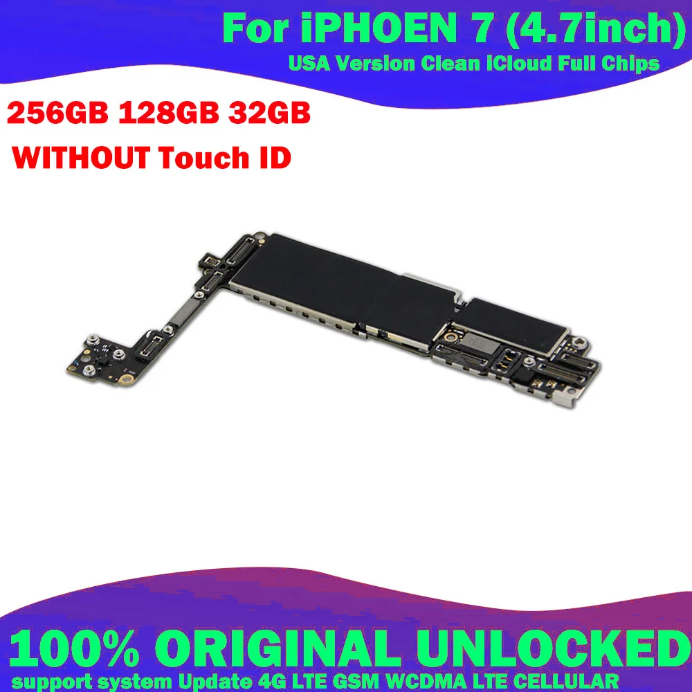 Материнская плата Clean iCloud разблокированная логическая iOS система Lte 4G Wcdma Gsm